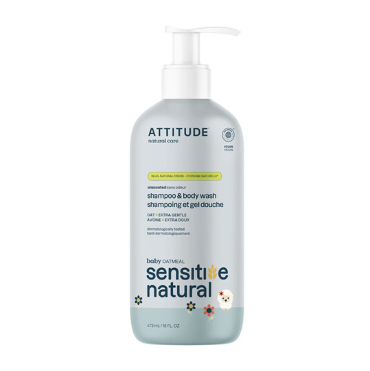 2-in-1 Shampoo & Body Wash - Sensitive Skin Baby | ATTITUDE