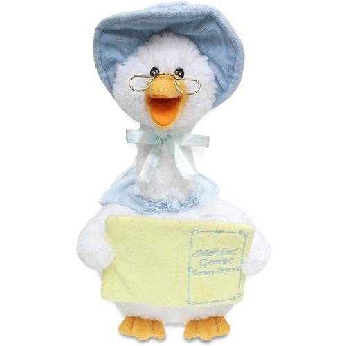 Cuddle Barn - Mother Goose Animated Stuffed Animal, Talking, Story-Telling Plush Toy for Kids, 14"