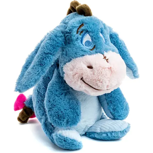 KIDS PREFERRED Disney Baby Winnie The Pooh and Friends Stuffed Animal with Jingle and Crinkle, Eeyore, 9"