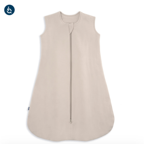 HALO - 1.5 TOG supersoft bamboo wearable blanket, double zipper sleeping bag with weighted feel - oat