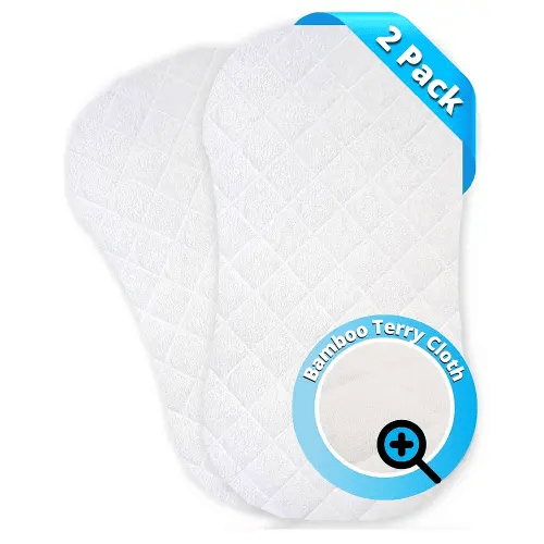 Waterproof Halo Bassinet Mattress Protector (2 Pack) - Breathable, Soft, Noiseless, Halo Bassinet Mattress Pad, Compatible with The Halo Hourglass Swivel Sleeper Bassinest