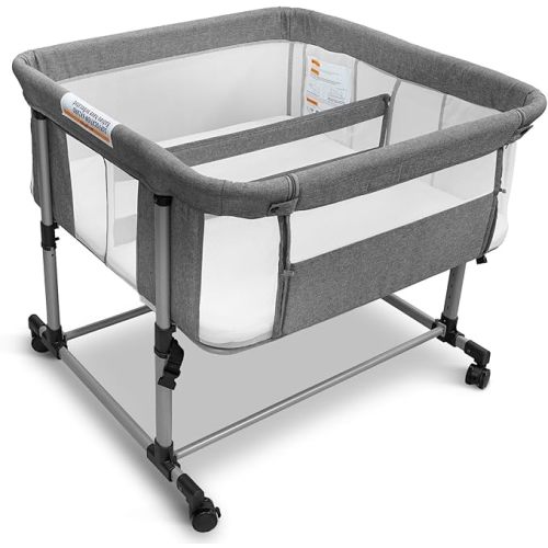 Twin Bassinet for 2 Babies, Double Bassinet for Twins