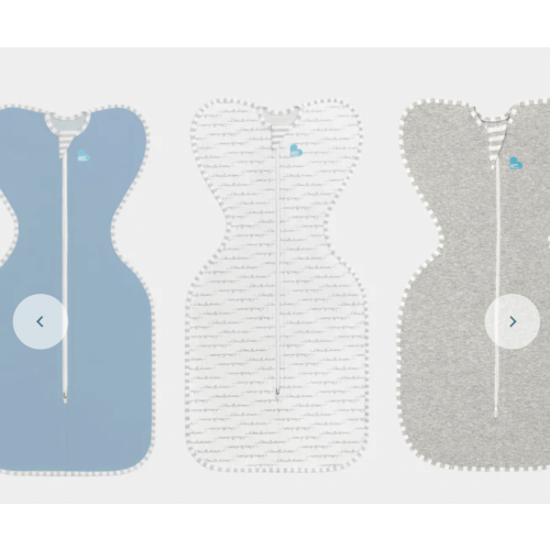 Swaddle Up Starter Bundle - Dusty Blue, Gray, White Dreamer