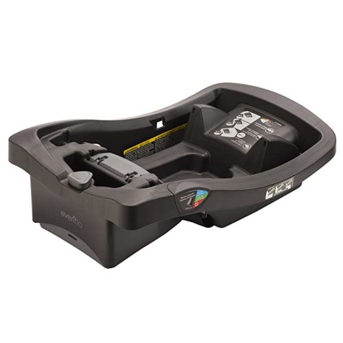 Evenflo LiteMax Infant Car Seat Base, Easy to Install, Versatile and Convenient, Meets All Federal Safety Standards, Durable Construction, Compatible with All LiteMax Infant Seats, Black - Standard Base