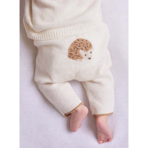 Prickles Hedgehog Leggings in Off-White | Trotters London – Trotters Childrenswear USA