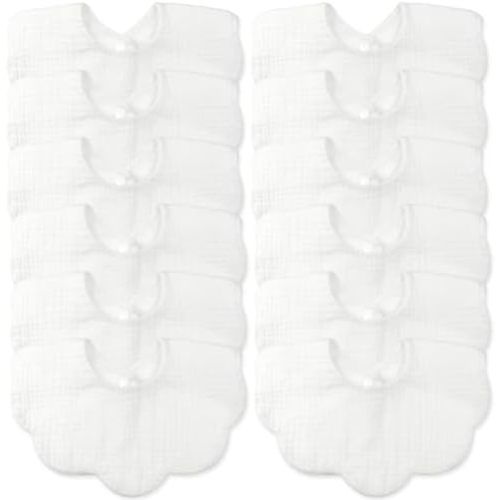 Baby Bibs Muslin Drool Teething Drooling Bibs for Baby Girl Boy Muslin Cotton