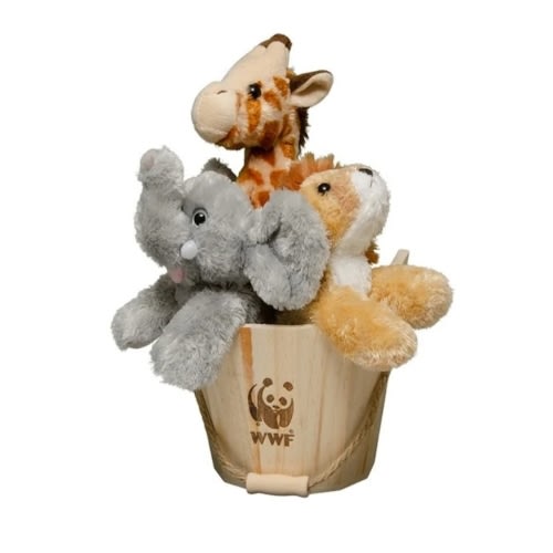 African Wildlife Tub | Plush Animal Sets from WWF