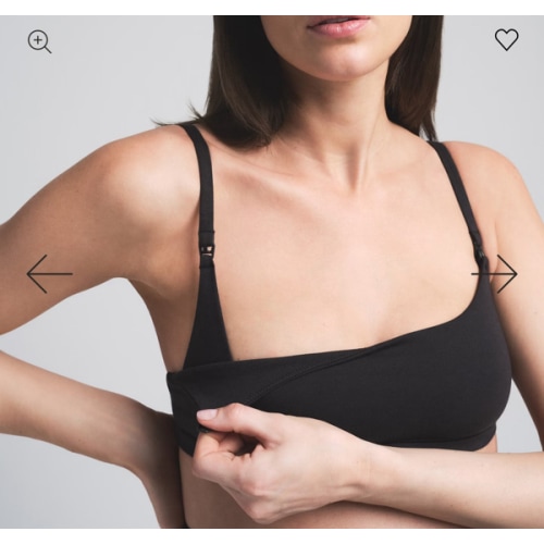 COTTON JERSEY MATERNITY NURSING SCOOP BRALETTE | SOOT