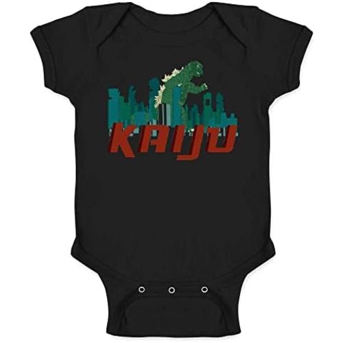 Pop Threads KAIJU Destroying The City Infant Baby Boy Girl Bodysuit