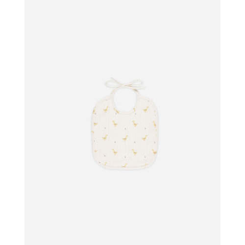 Woven Tie Bib || Geese