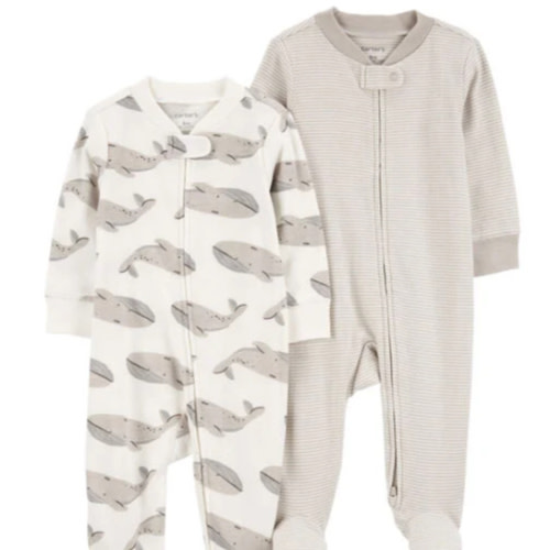 Baby 2-Pack 2-Way Zip Sleep & Plays - Carter's | Carter's