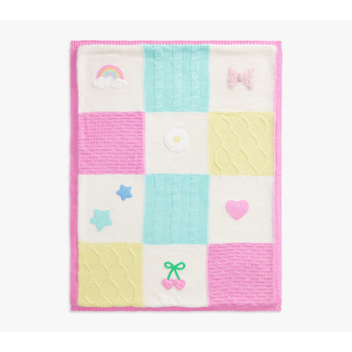 Stoney Clover Lane Patchwork Heirloom Baby Blanket