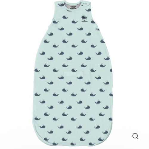 4 Season® Ultimate Baby Sleep Bag, Merino Wool & Organic Cotton, Whales
