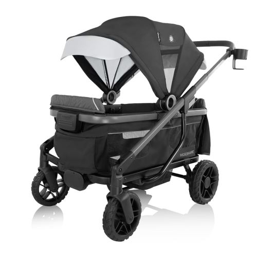 Evenflo Shyft Rideshare All-Terrain Performance Stroller Wagon (Sterling Black)