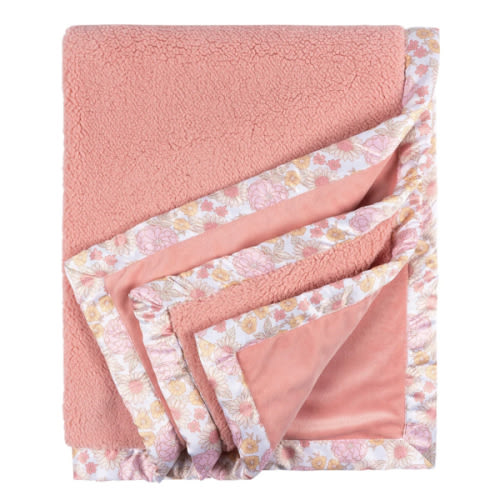 Retro Floral Plush Blanket – Gerber Childrenswear