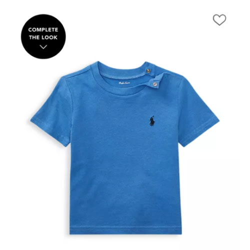 Polo Boys' Embroidered Pony Cotton Tee - Baby