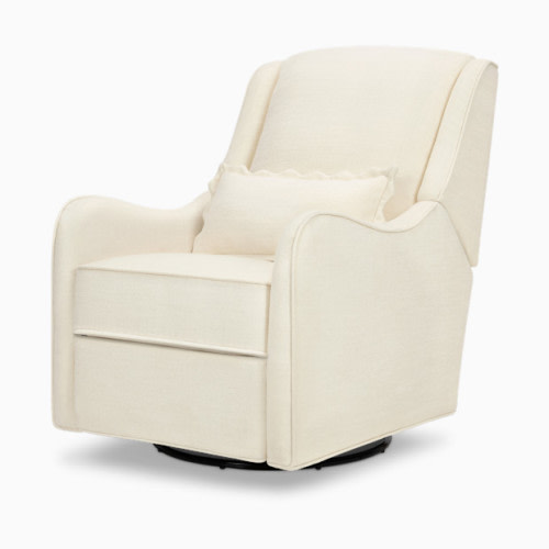 Devon Recliner and Swivel Glider - Performance Ivory Eco-Basketweave