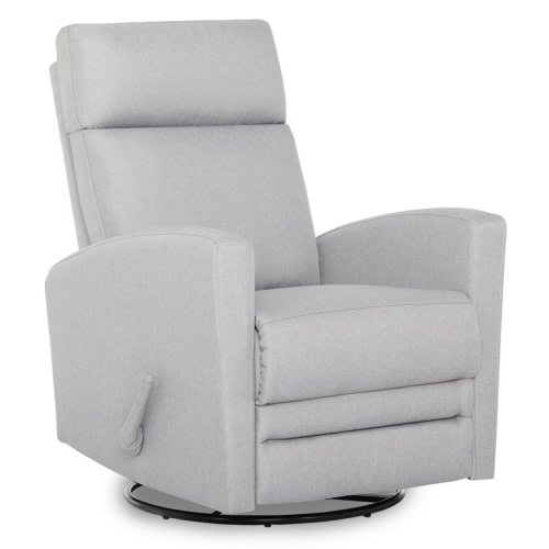 Dream On Me Chatham Swivel Gliding Recliner, Gray
