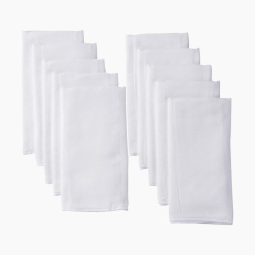 Gerber Prefold Birdseye Cloth Diapers - White, OS