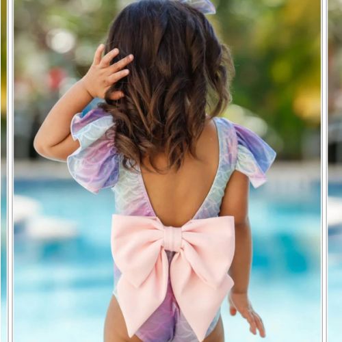 Mer-Mazing Pastel One-Piece Swimsuit