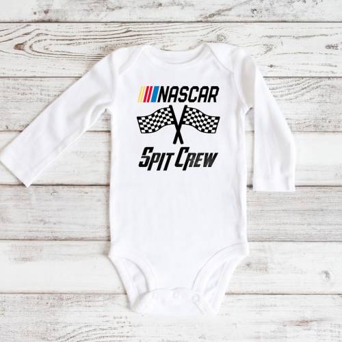 NASCAR Spit Crew Baby Bodysuit, Custom Children&#39;s Clothing