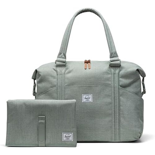 Herschel Supply Co. Strand Duffle Diaper Bag, Iceberg Green Crosshatch