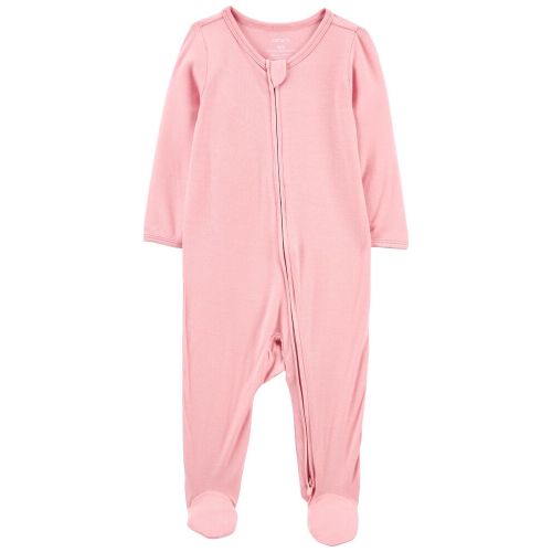 Baby Zip-Up LENZING™ ECOVERO™ Sleep & Play - Pink