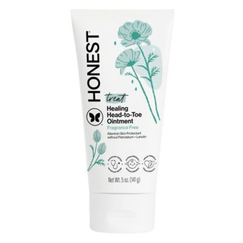 The Honest Company Healing Head-to-Toe Ointment Fragrance Free - 5oz: Lanolin-Free, Petroleum-Free, Diaper Rash Treatment, Whole Body Use
