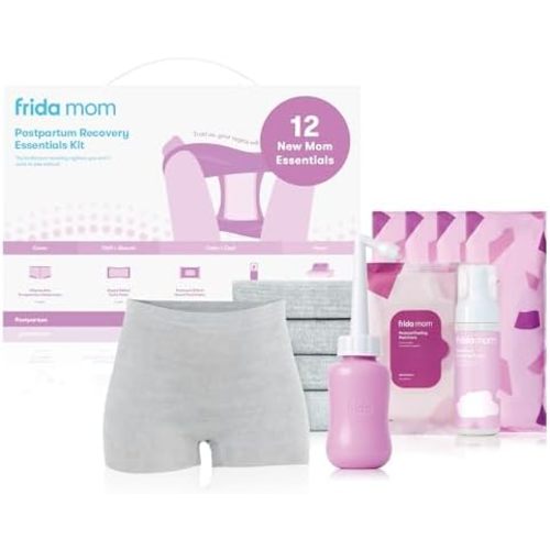 Frida Mom 11pc Postpartum Essentials Kit, Hospital Bag Basics for New Mom