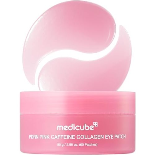 medicube Eye Patch PDRN Caffeine Collagen - Firming Gel Patches, 30 Pairs