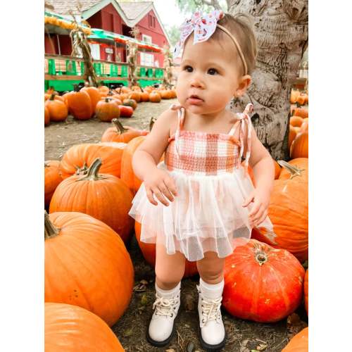 Muslin Tutu Bubble, Harvest Plaid
