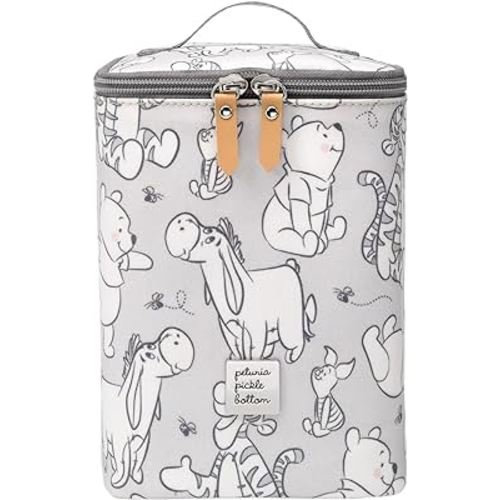 Petunia Pickle Bottom Baby Cooler Bag| Perfect for Baby Bottles and Snacks | Insulated & Reusable Bottle Cooler and Baby Holder | Disney Baby | Disney's Playful Pooh