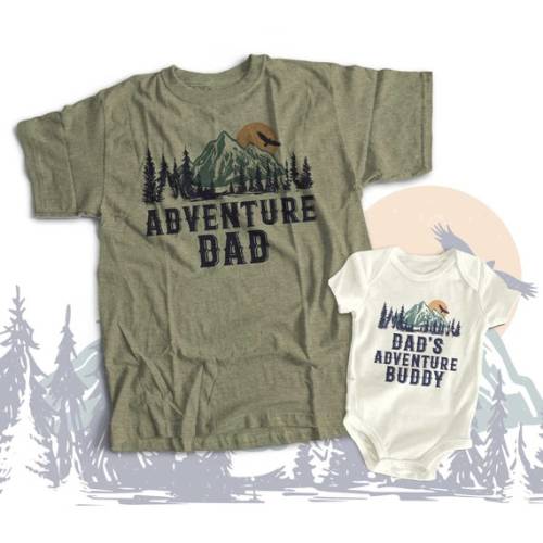 Father's Day Matching Dad and Kiddo Shirts Fun Adventure Dad Adventure Buddy Matching Set of Shirts for Birthday Christmas Gift 23fd-014-set - Etsy