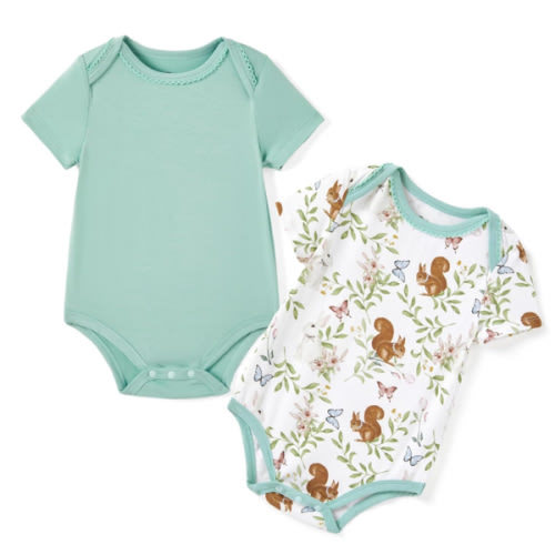 PATPAT Baby Bodysuits Supersoft Bamboo Viscose - Short Sleeve Boys and Girls - Newborn Infant Unisex Clothes Pack