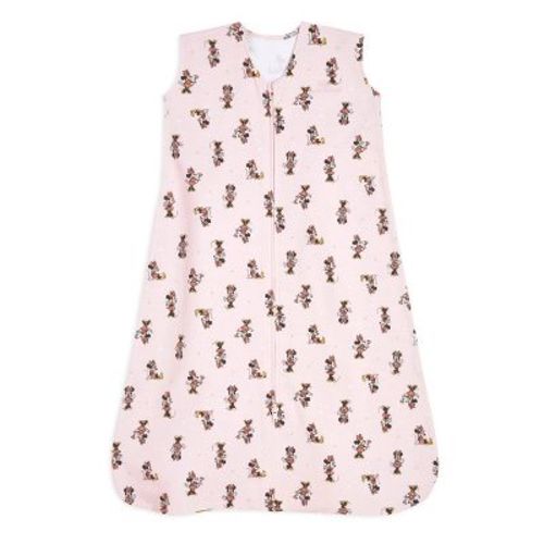 HALO 100% Cotton 0.5 TOG Sleepsack Wearable Blanket Disney - Minnie Fun - L: Sleeveless, Front Full Length Zipper, U Neck, Snug Fit