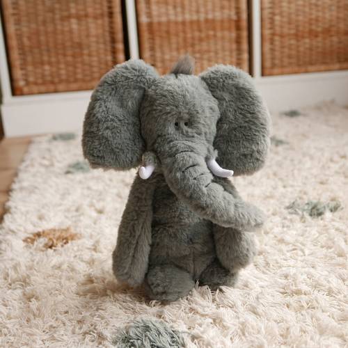 Elephant Soft Toy - Evie the Elephant Plush Toy - The perfect baby shower gift or toddler toy