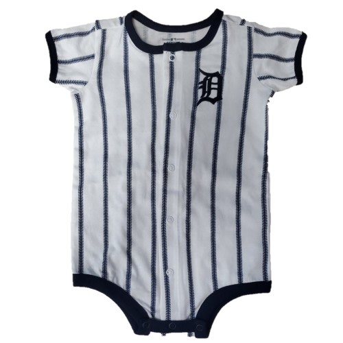 Detroit Tigers Power Hitter Infant Romper - Vintage Detroit Collection