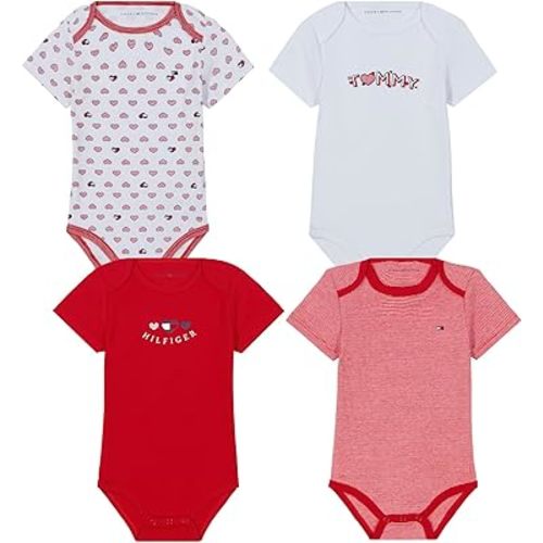 Tommy Hilfiger baby-girls 4 Pack Bodysuit