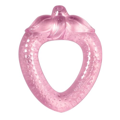 Freezer Cooling Teether Toy Pink Strawberry