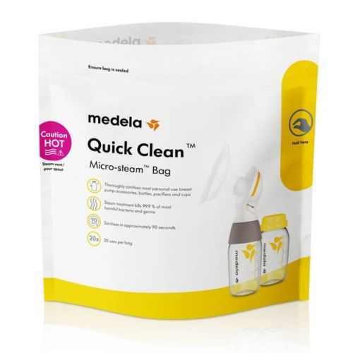 Medela Quick Clean Micro-Steam Sanitizing Bags - 12ct