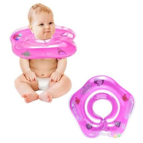 Meottam Safety Float Inflatable Swim Trainer with Double Airbags (Hot Pink)