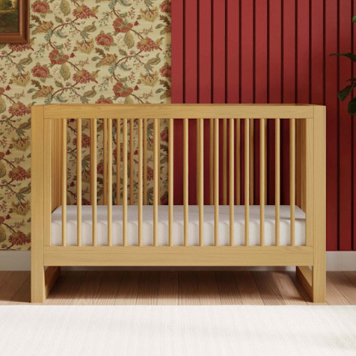 Nantucket 3-in-1 Convertible Crib with Toddler Bed Conversion Kit - Honey