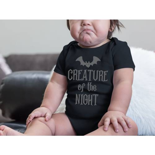 Goth Bodysuit Goth Baby Clothes Baby Ghoul Punk Baby Gift Death Metal Baby Goth Baby Stuff Witch Baby Spooky Baby Bat Black Baby Clothes