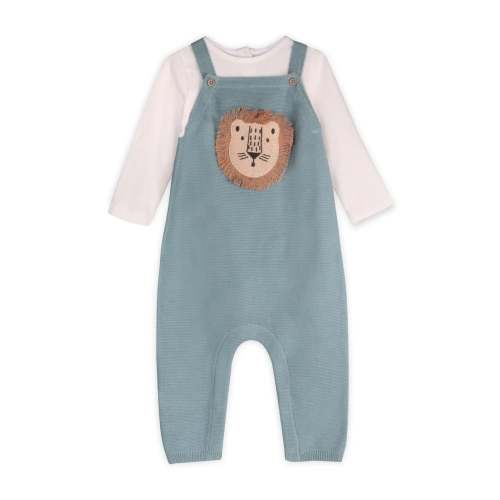 LION KNIT OVERALL SET