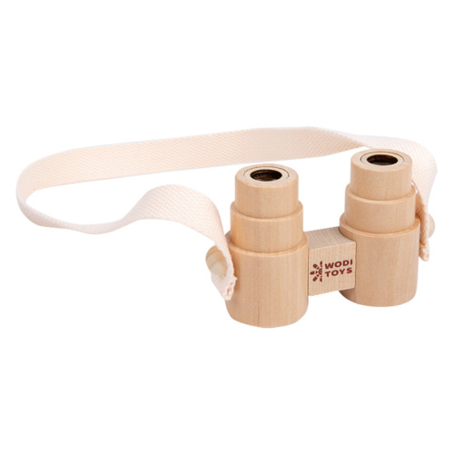 Wooden Binoculars Toy Fun Binoculars Toys for Kids Toddler(Original wood colour)