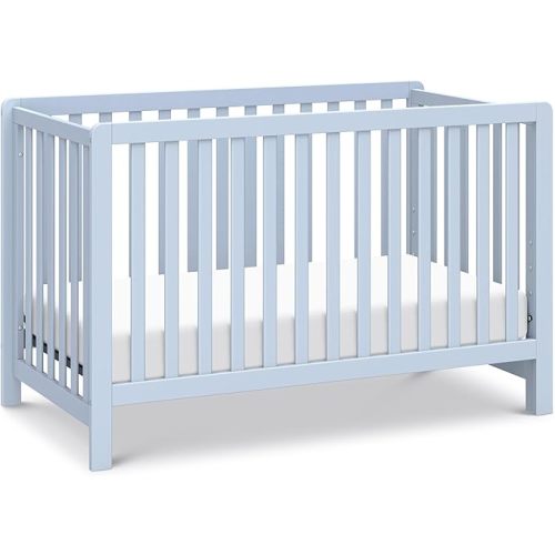 Carter's by DaVinci Colby 4-in-1 Low-Profile Convertible Crib in Powder Blue, Greenguard Gold Certified