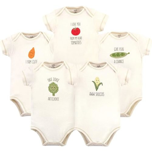 Touched by Nature Unisex Baby Organic Cotton Bodysuits