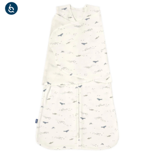 Ocean Life Cotton Swaddle | HALO
