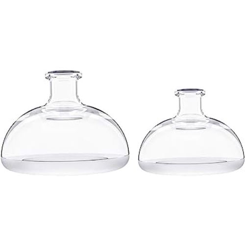EXCEART 2pcs Mom Palm Cup Pressure Drum Massage Chest Percussion Cup Silicone Sputum Remover Infant Phlegm Sputum Cup Baby Suckling Milk for Baby Toddler Elderly (Transparent)