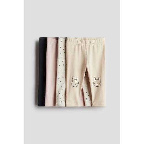 4-PACK COTTON JERSEY LEGGINGS